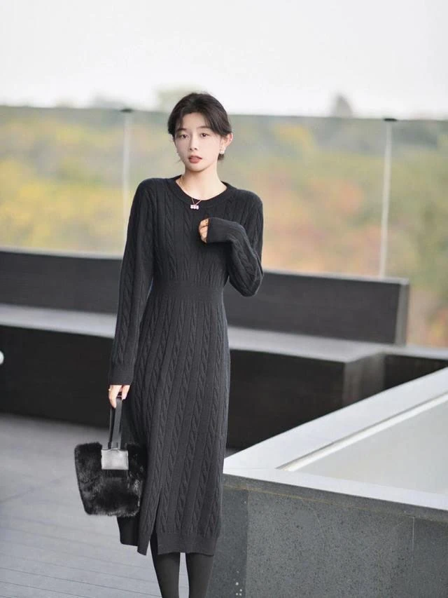 winter sweater dress-1 winter sweater dress-1
