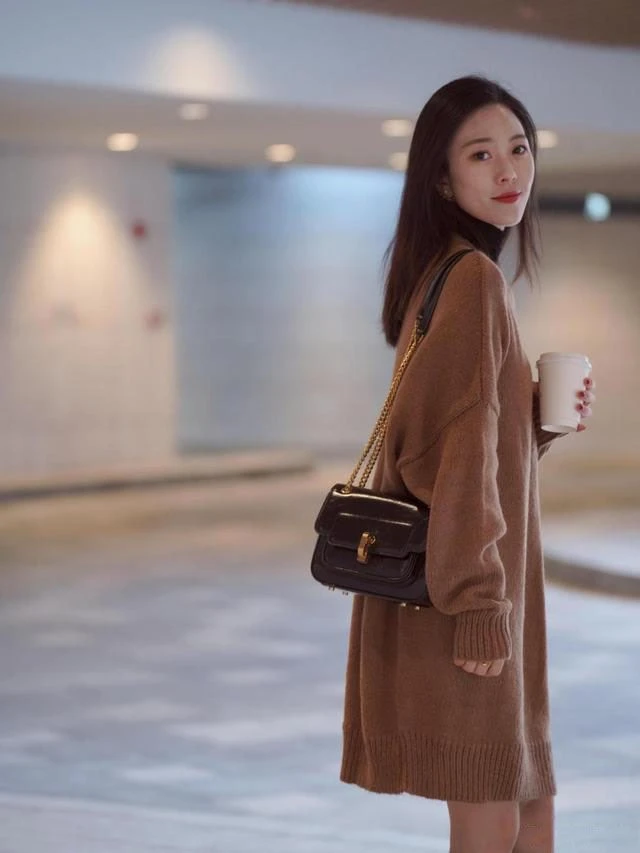 Camel sweater dress-2 Camel sweater dress-2